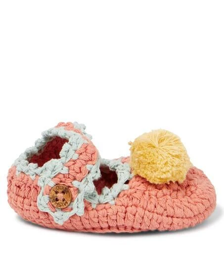 商品Louise Misha|Baby Rosette crochet slippers,价格¥146,第3张图片详细描述