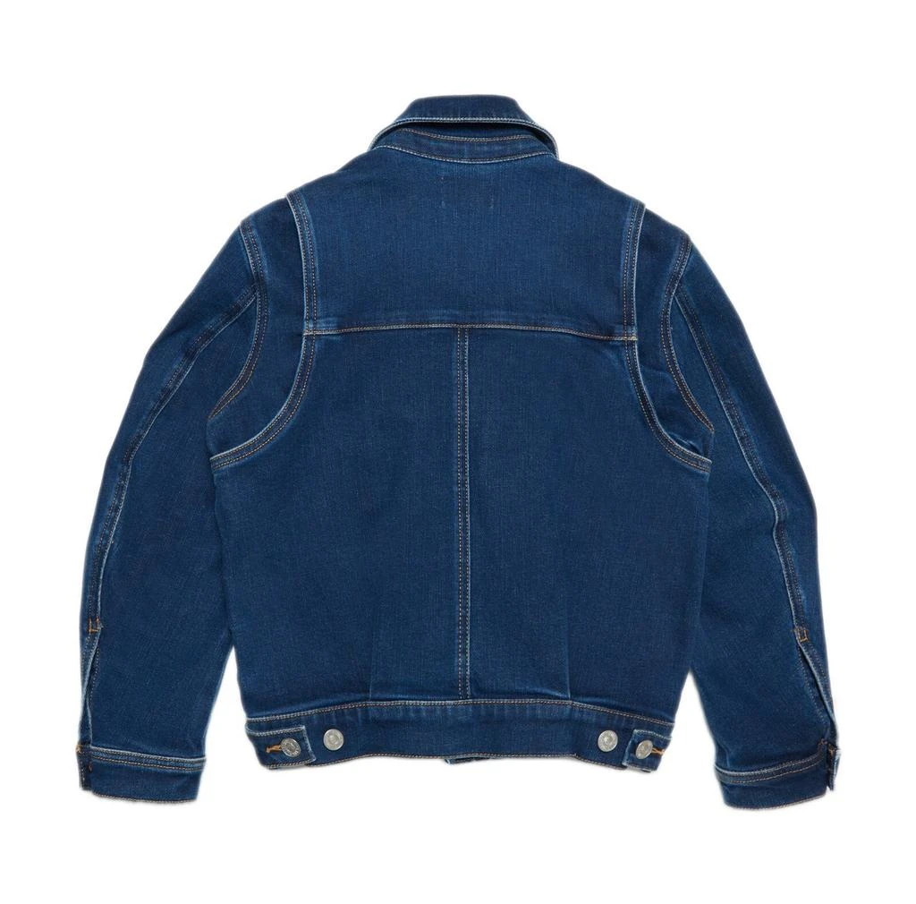 商品Diesel|Diesel Kids Logo Detailed Long-Sleeved Denim Jacket,价格¥913,第2张图片详细描述