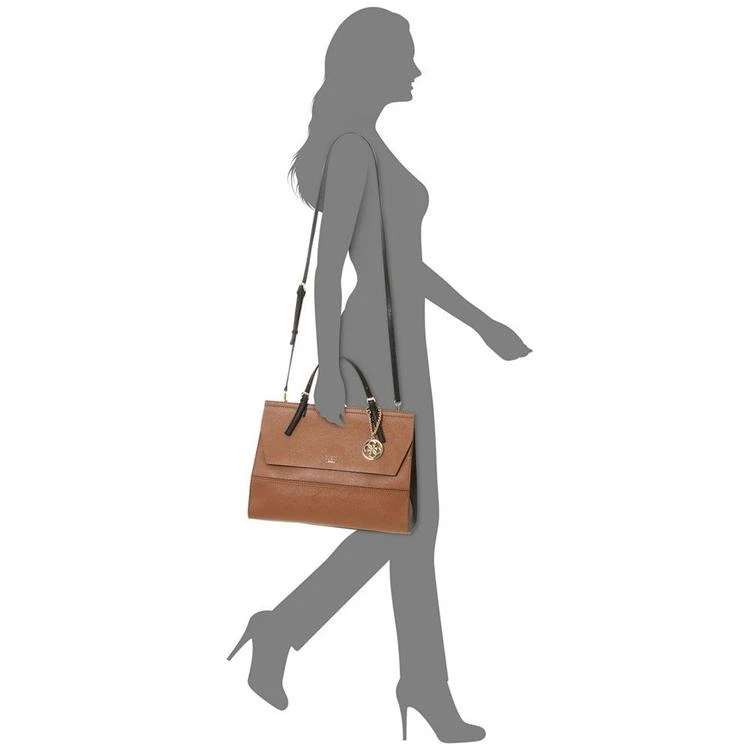 商品GUESS|Huntley Top-Handle Flap-Front Satchel,价格¥874,第3张图片详细描述
