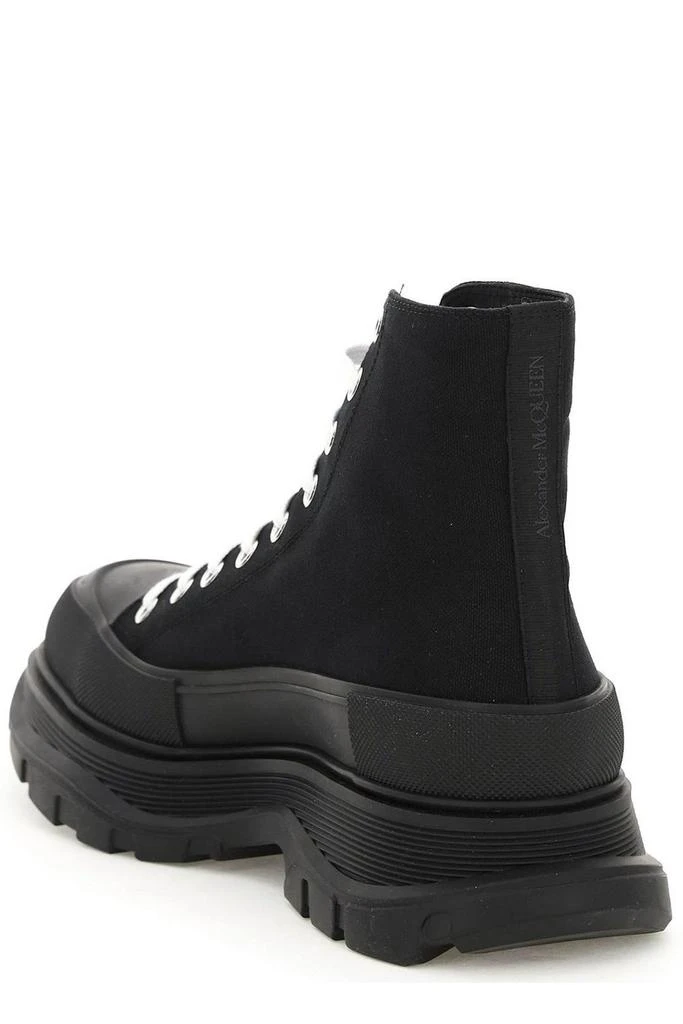 商品Alexander McQueen|Alexander McQueen Tread Slick Lace-Up Sneakers,价格¥3869,第2张图片详细描述