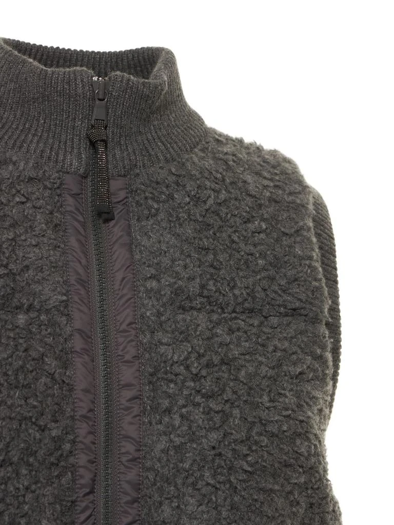 商品Brunello Cucinelli|Zipped Cashmere Blend Down Vest,价格¥24745,第3张图片详细描述