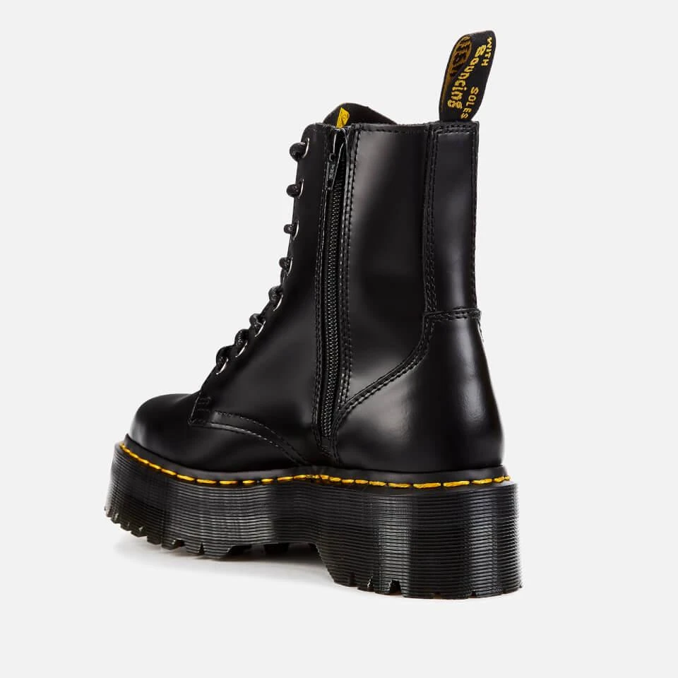 商品Dr. Martens|DR. MARTENS JADON UNISEX SMOOTH LEATHER BOOTS - BLACK,价格¥1957,第3张图片详细描述