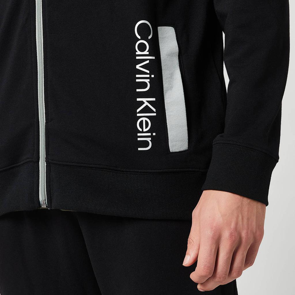 Calvin Klein Men's Full-Zip Sweatshirt - Black商品第4张图片规格展示