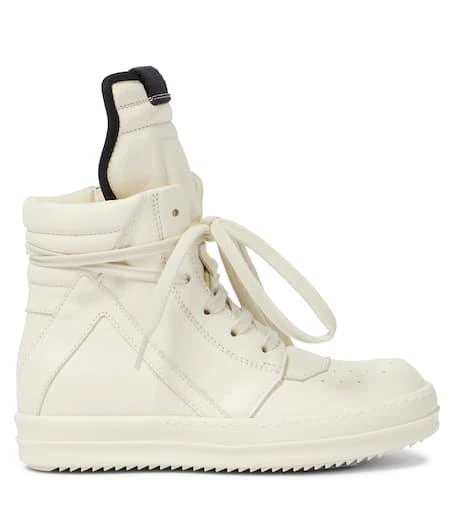 商品Rick Owens|Geobasket皮革高帮运动鞋,价格¥5324,第4张图片详细描述