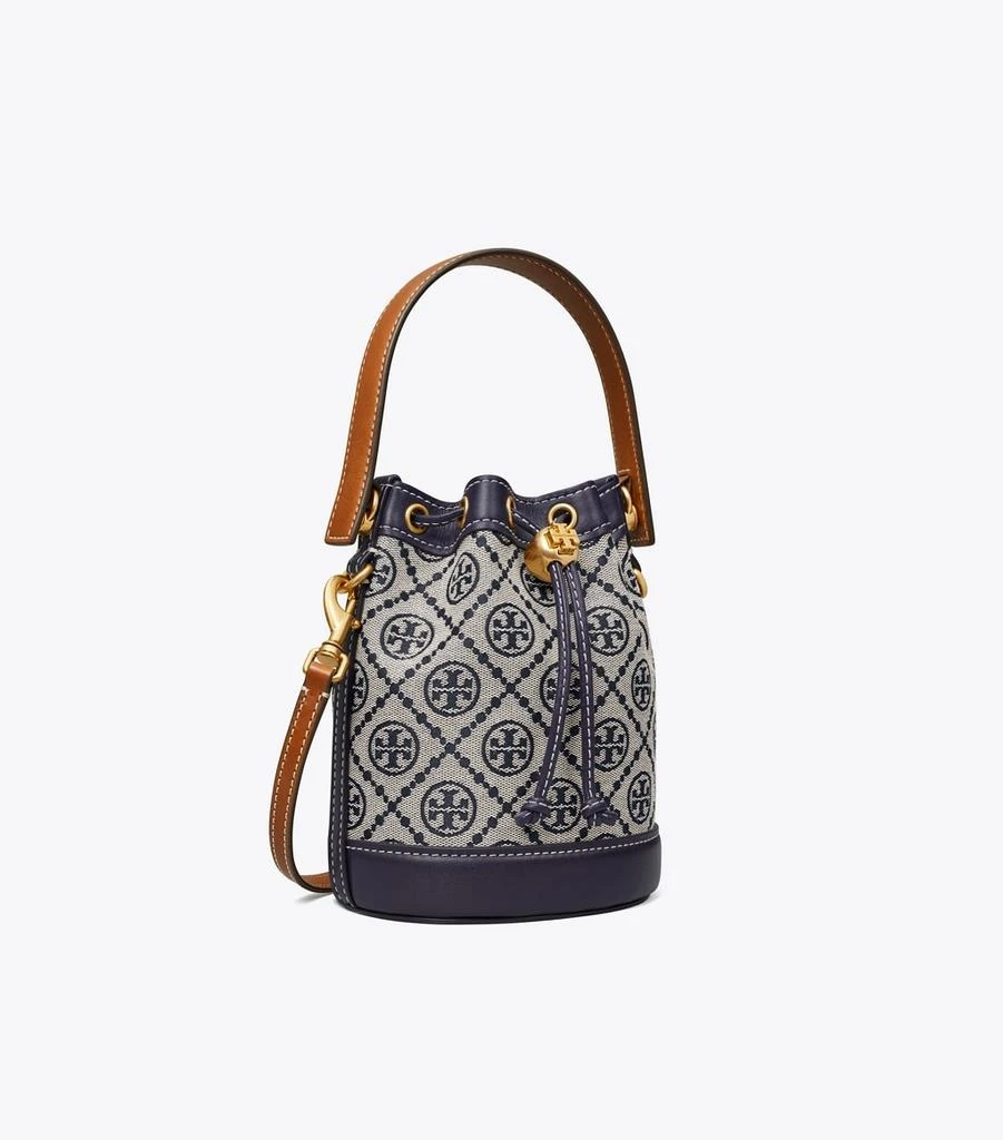 商品Tory Burch|Mini T Monogram Bucket Bag,价格¥3012,第1张图片