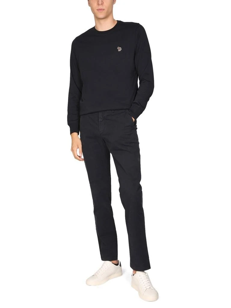 商品Paul Smith|PS Paul Smith Zebra Patch Long-Sleeved T-Shirt,价格¥387,第3张图片详细描述