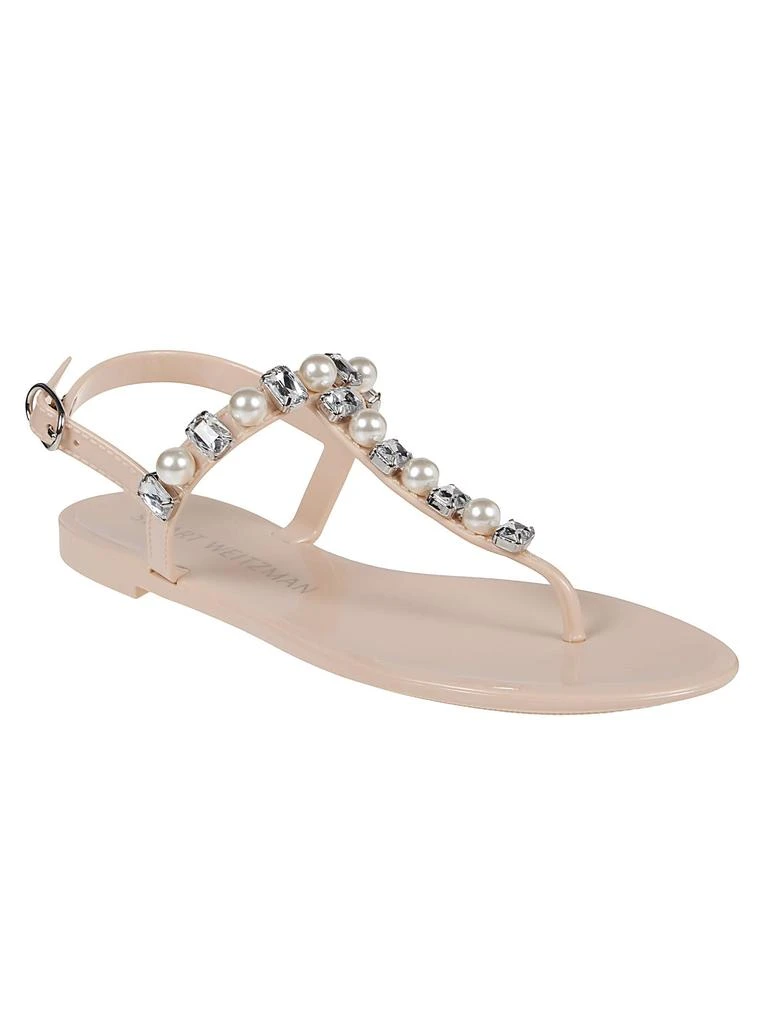 商品Stuart Weitzman|Stuart Weitzman Goldie Crystal Jelly Flip Flops,价格¥1270,第2张图片详细描述