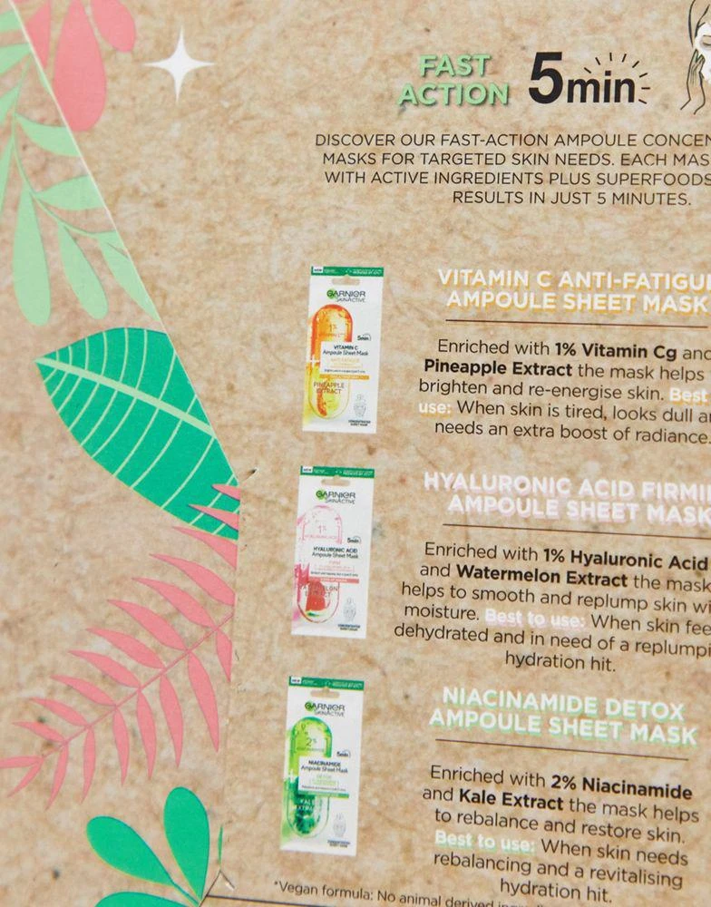 商品Garnier|Garnier Ampoule Sheet Mask Collection,价格¥146,第3张图片详细描述