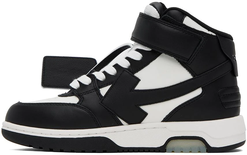 商品Off-White|Black & White Out Of Office Sneakers,价格¥2367,第3张图片详细描述