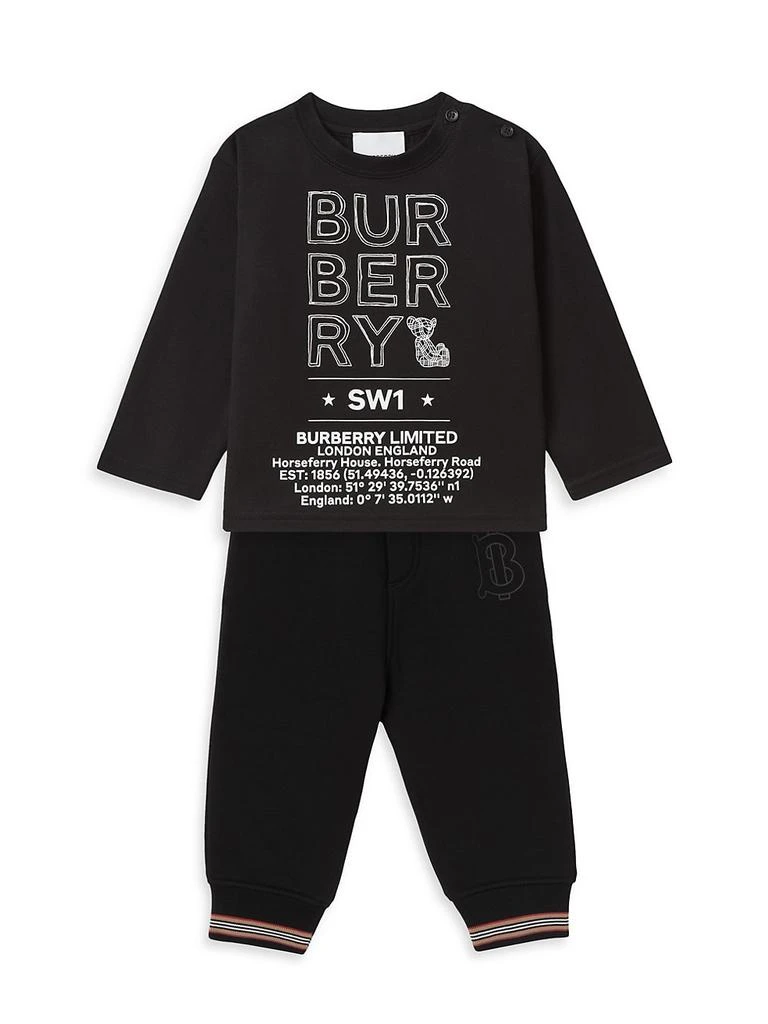 商品Burberry|Baby's & Little Boy's Joel Logo Sketch Print Top,价格¥1425,第2张图片详细描述