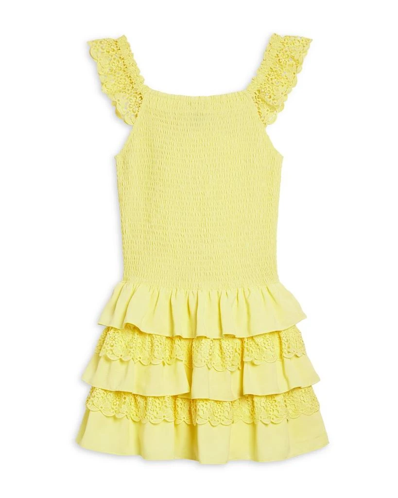 Girls' Sleeveless Smocked Dress, Little Kid, Big Kid - Exclusive 商品