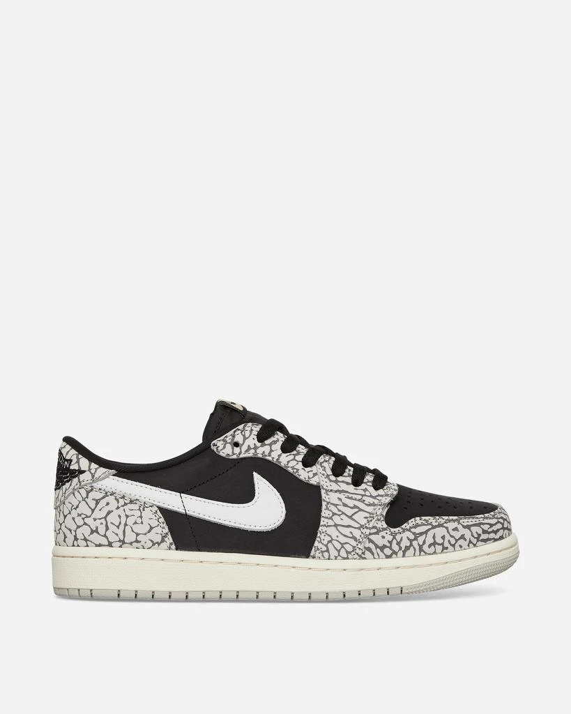 商品Jordan|WMNS Air Jordan 1 Retro Low OG 'Black Cement' Sneakers Black / Muslin,价格¥1208,第2张图片详细描述