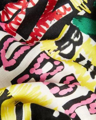 商品Burberry|Tag Print Scarf,价格¥5150,第3张图片详细描述