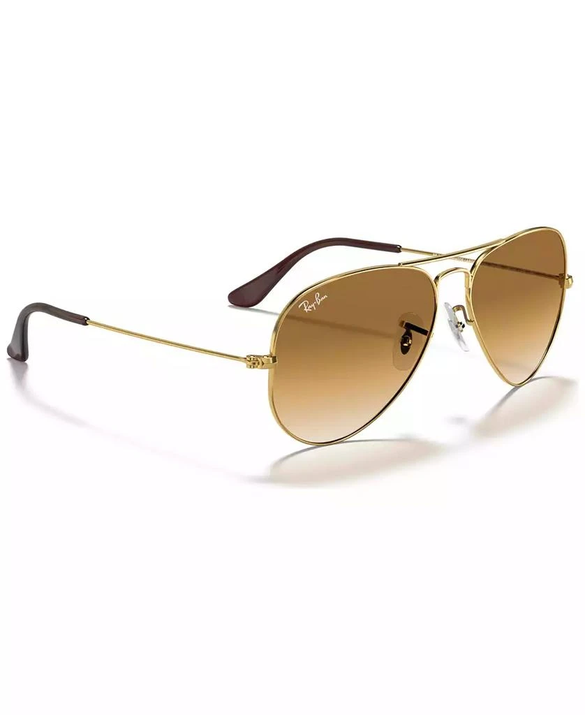 商品Ray-Ban|Unisex Sunglasses, RB3025 AVIATOR GRADIENT,价格¥1461,第4张图片详细描述