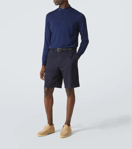 商品Loro Piana|Virgin wool polo shirt,价格¥9094,第2张图片详细描述