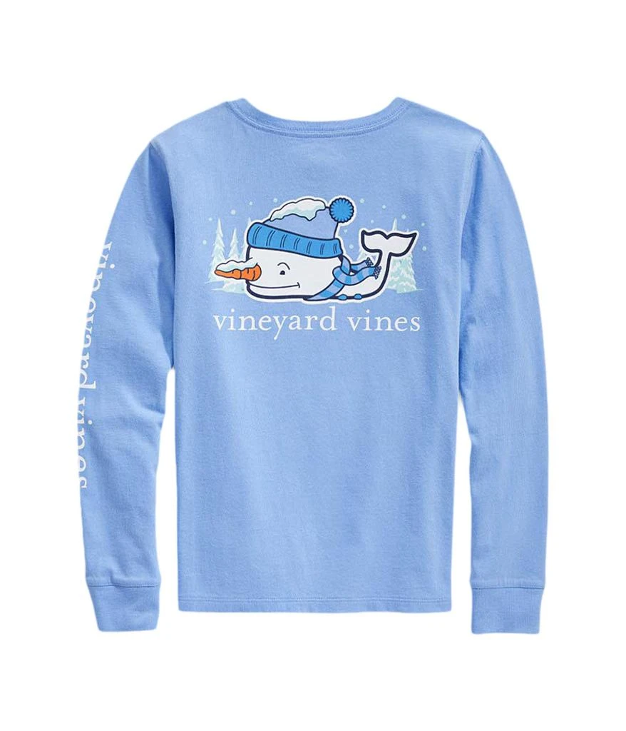 商品Vineyard Vines|Winter Whale Pocket Tee (Toddler/Little Kids/Big Kids),价格¥134,第1张图片