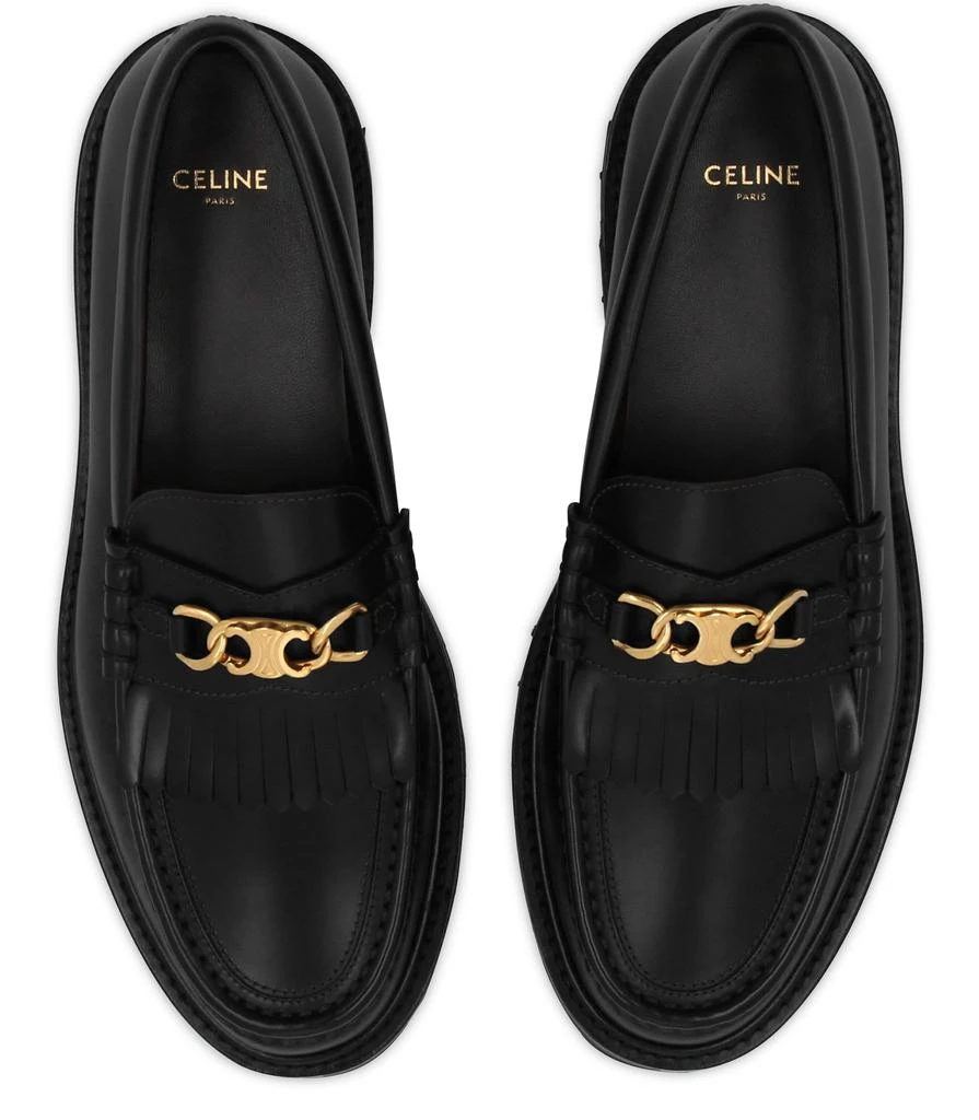 商品Celine|Triomphe 饰链 Margaret  莫卡辛鞋,价格¥9298,第4张图片详细描述