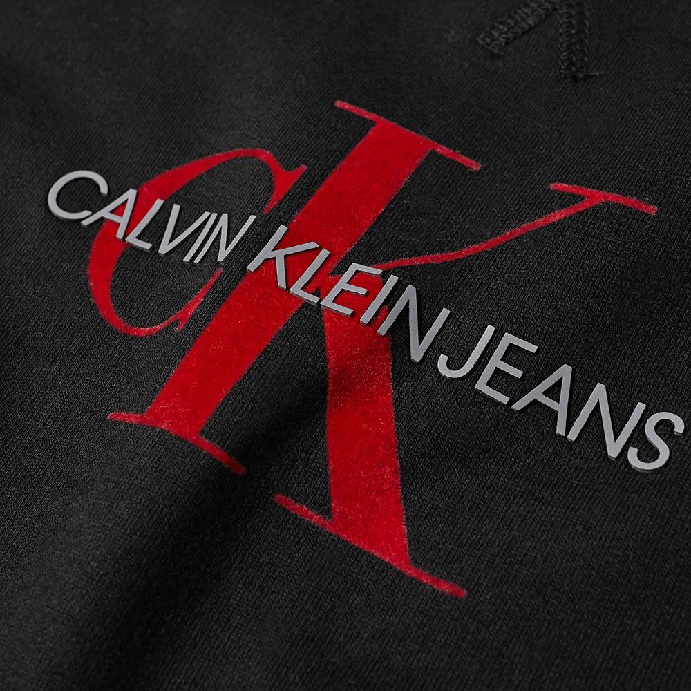 Calvin Klein Archival Monogram Flock Crew Sweat商品第2张图片规格展示