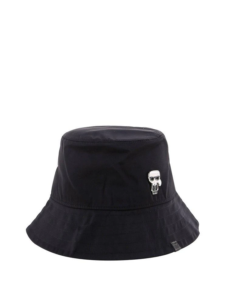 商品Karl Lagerfeld Paris|Karl Lagerfeld Logo Detailed Bucket Hat,价格¥474,第1张图片