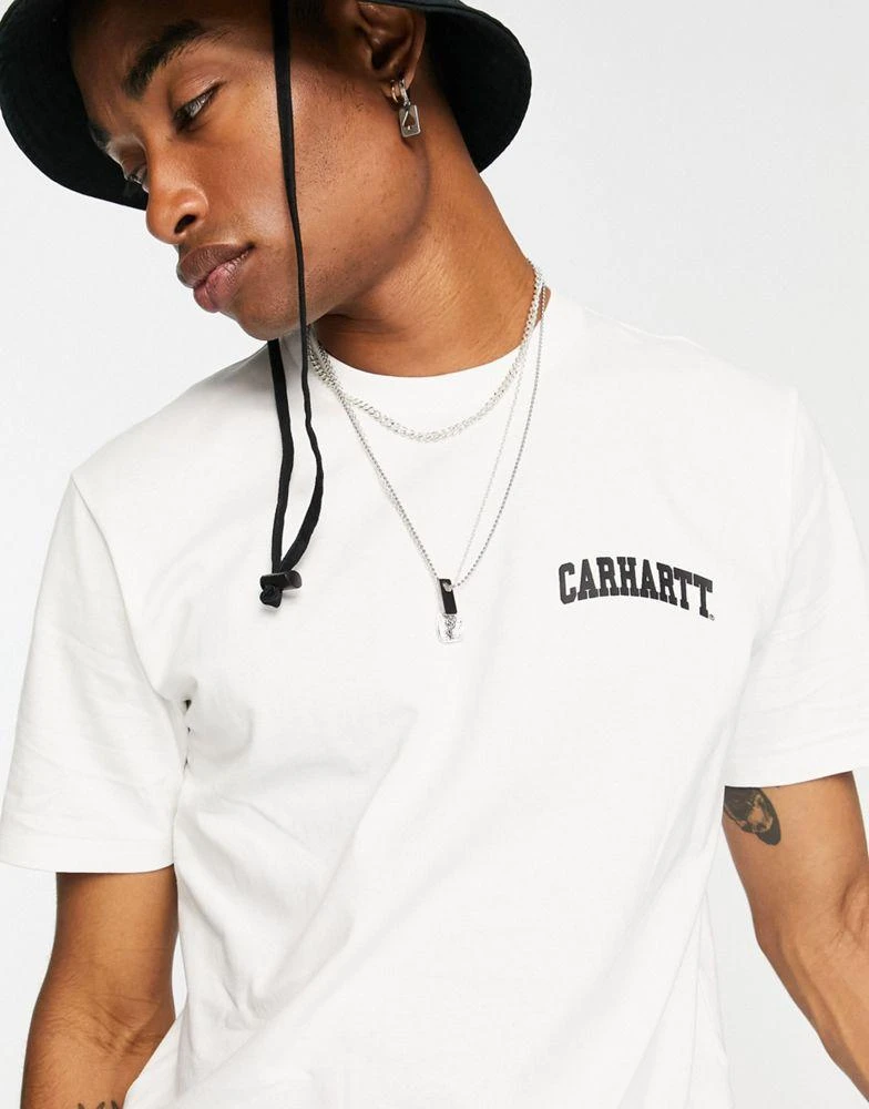 商品Carhartt WIP|Carhartt WIP university t-shirt in white,价格¥333,第2张图片详细描述