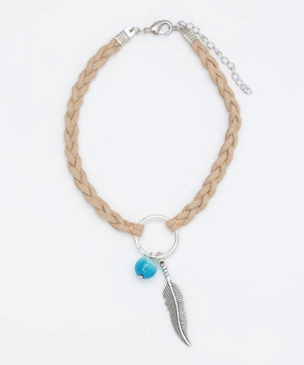 商品AMINA|Luminous HOTARUDAMA x Feather Anklet,价格¥126,��第4张图片详细描述
