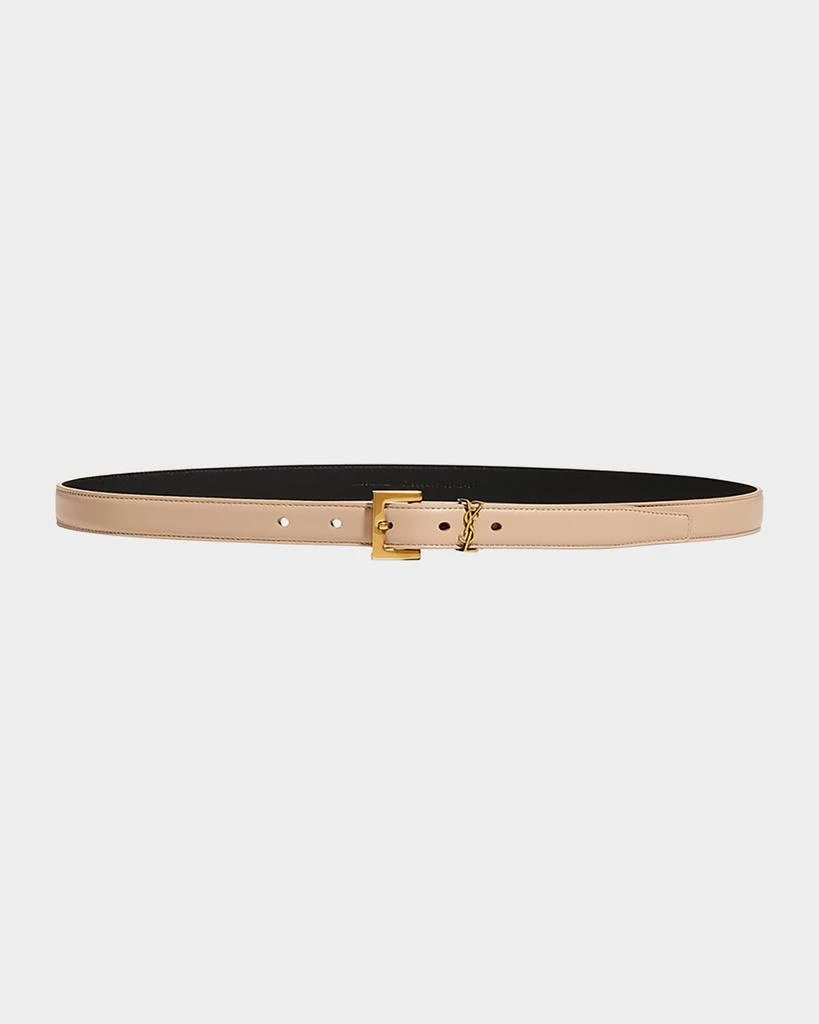 商品Yves Saint Laurent|YSL Monogram Leather Belt,价格¥3731,第1张图片