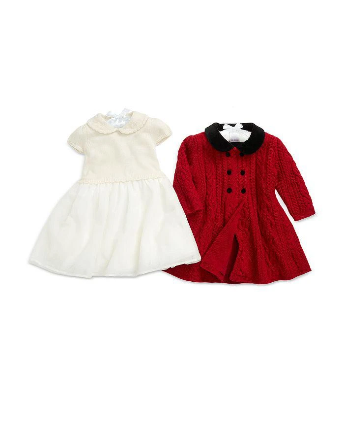 商品Ralph Lauren|Girls' Mixed Media Dress - Baby,价格¥1279,第4张图片详细描述