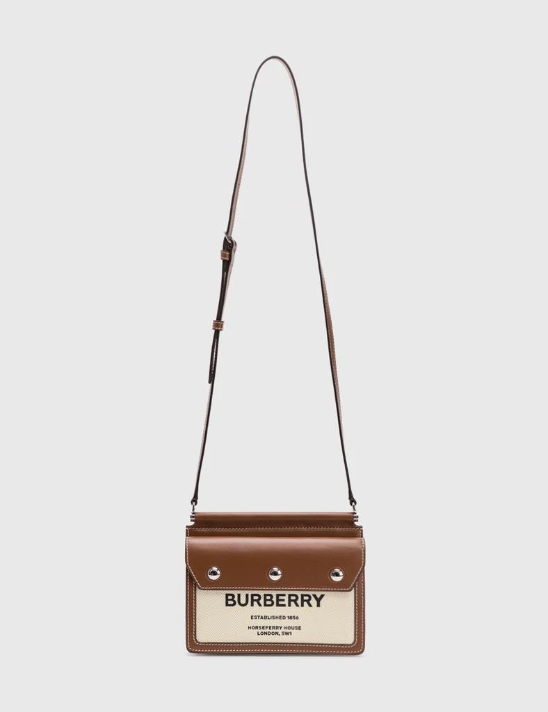 商品Burberry|Mini Horseferry Print Title Bag with Pocket Detail,价格¥8913,第2张图片详细描述