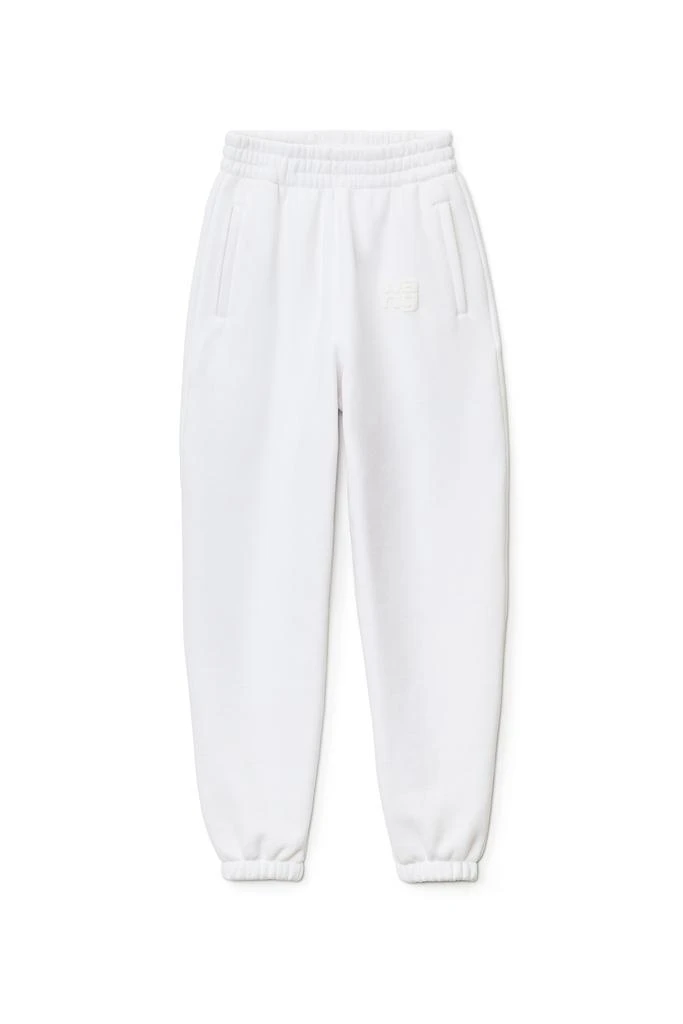 商品Alexander Wang|PUFF LOGO SWEATPANT IN STRUCTURED TERRY,价格¥2232,第1张图片