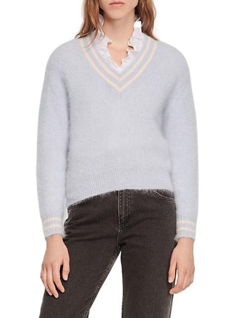 Ecume Mohair V-Neck Sweater商品第1张图片规格展示