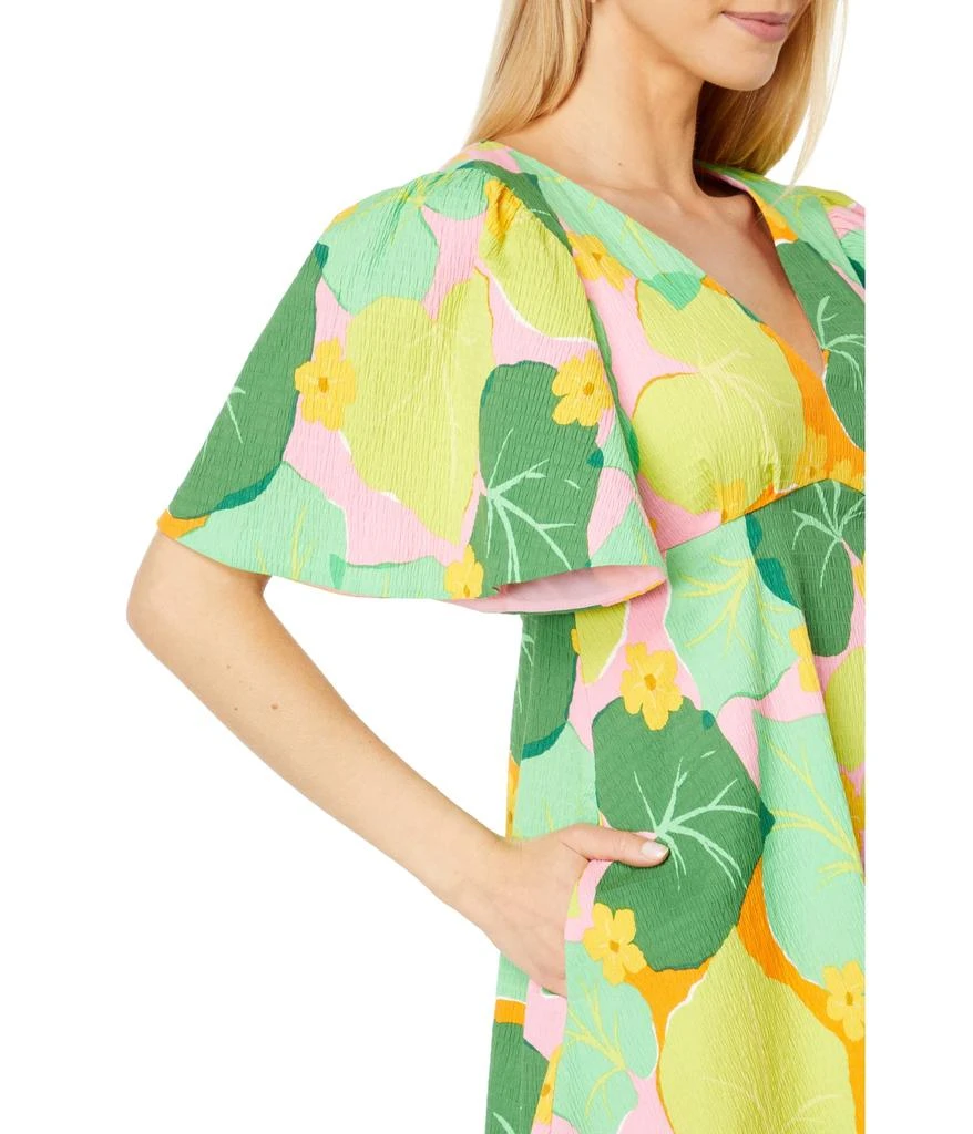 商品Kate Spade|Cucumber Floral Swing Dress,价格¥1281,第3张图片详细描述