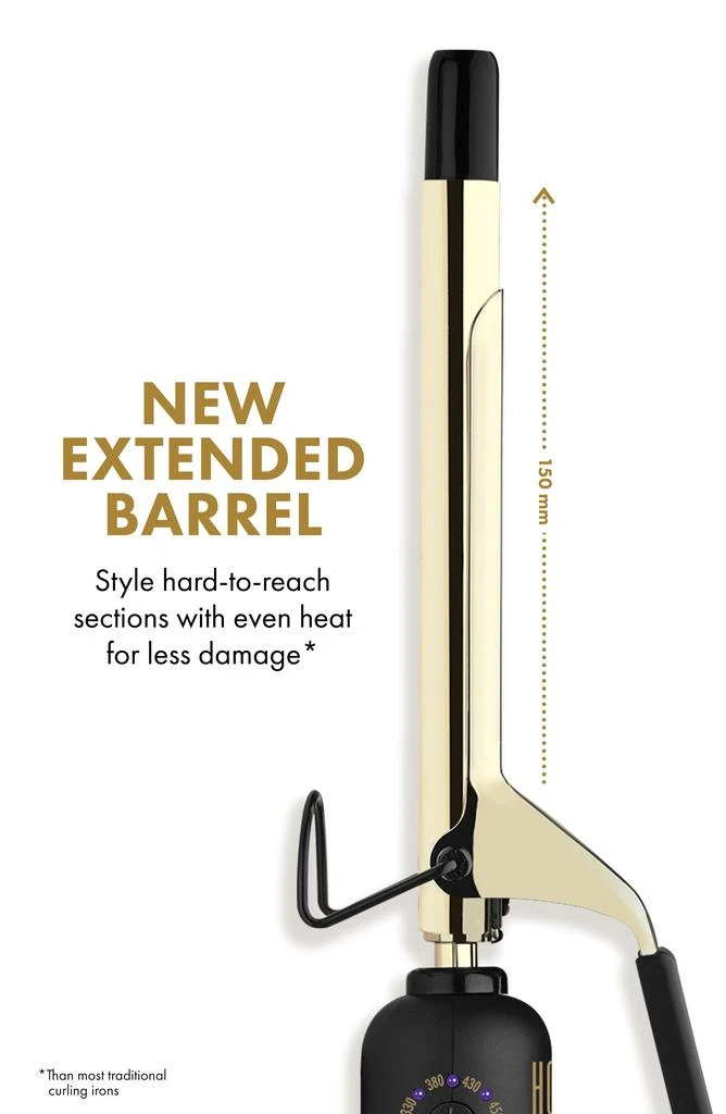 商品HOT TOOLS|24K Gold Extended Barrel Curling Iron,价格¥288,第3张图片详细描述