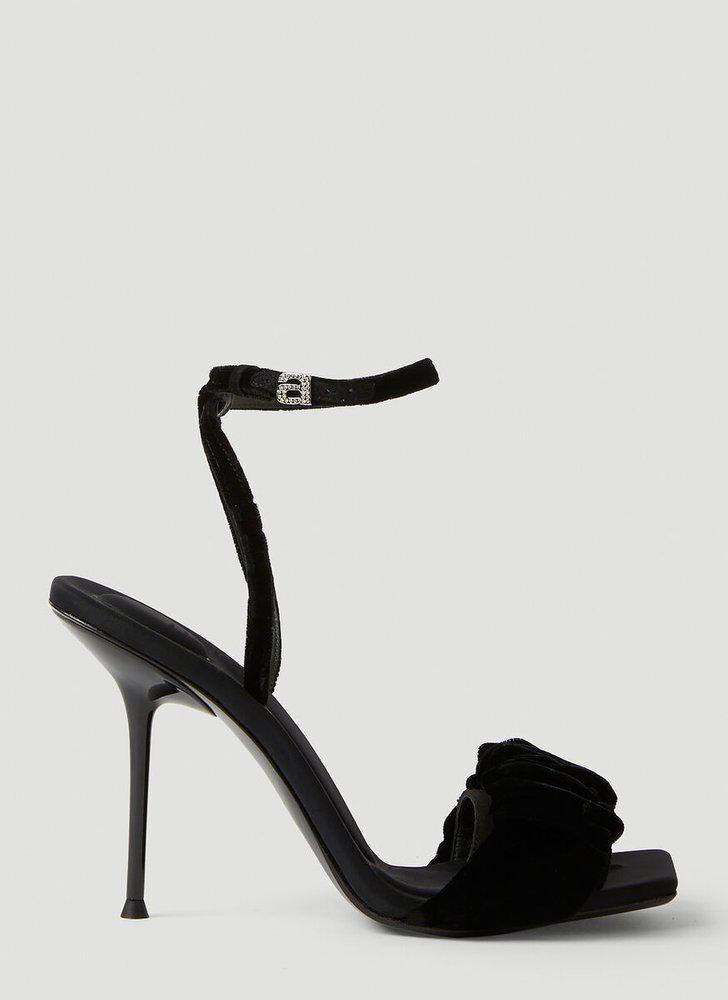 Alexander Wang Scrunchie-Strap Heel Sandals商品第1张图片规格展示