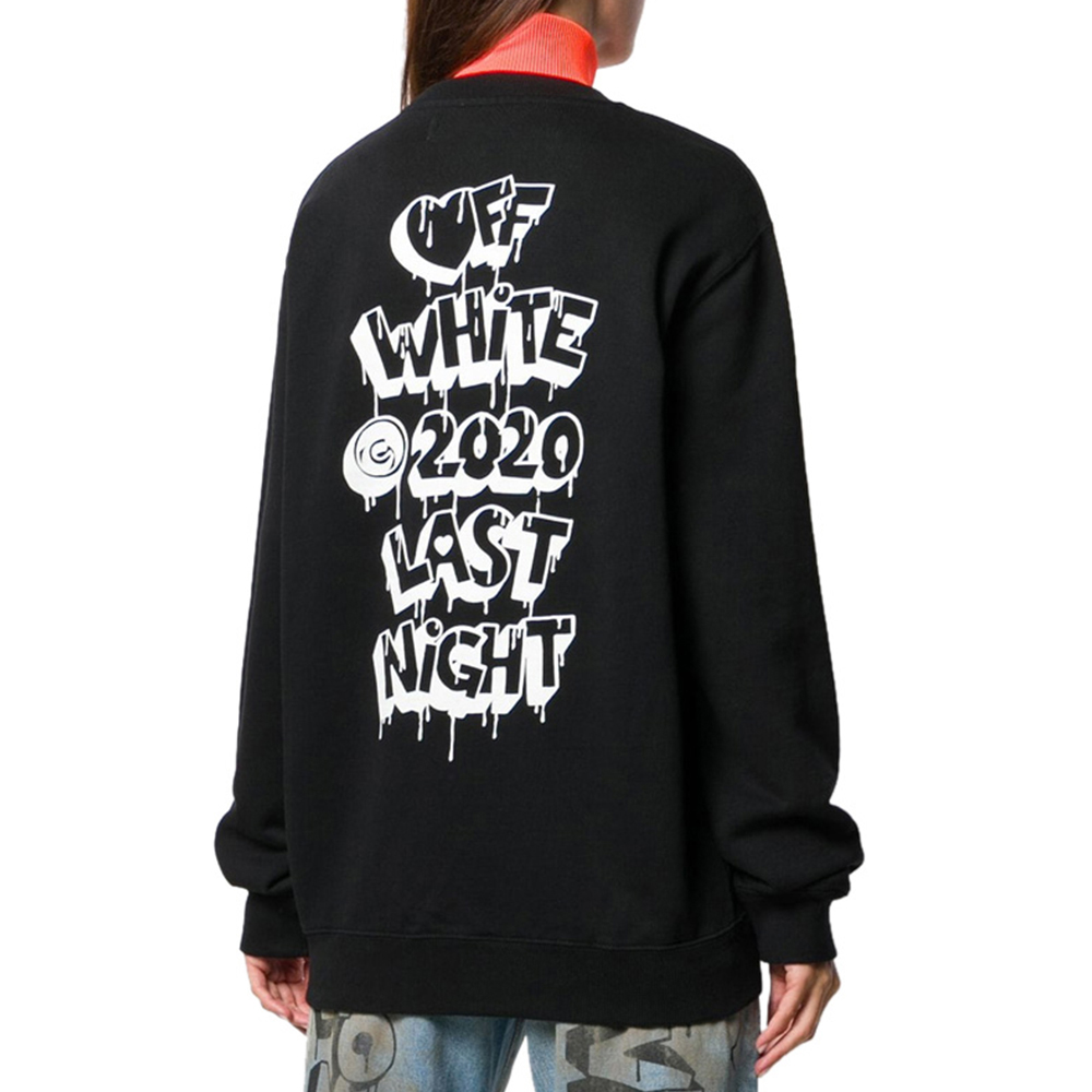 OFF WHITE 女士卫衣 OWBA055F19003066-1001商品第3张图片规格展示