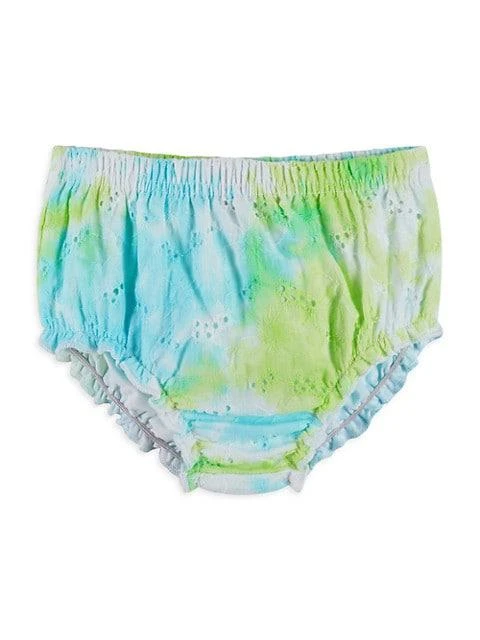 商品Andy & Evan|Baby Girl's 2-Piece Eyelet Tie-Dye Dress & Bloomers Set,价格¥186,第4张图片详细描述