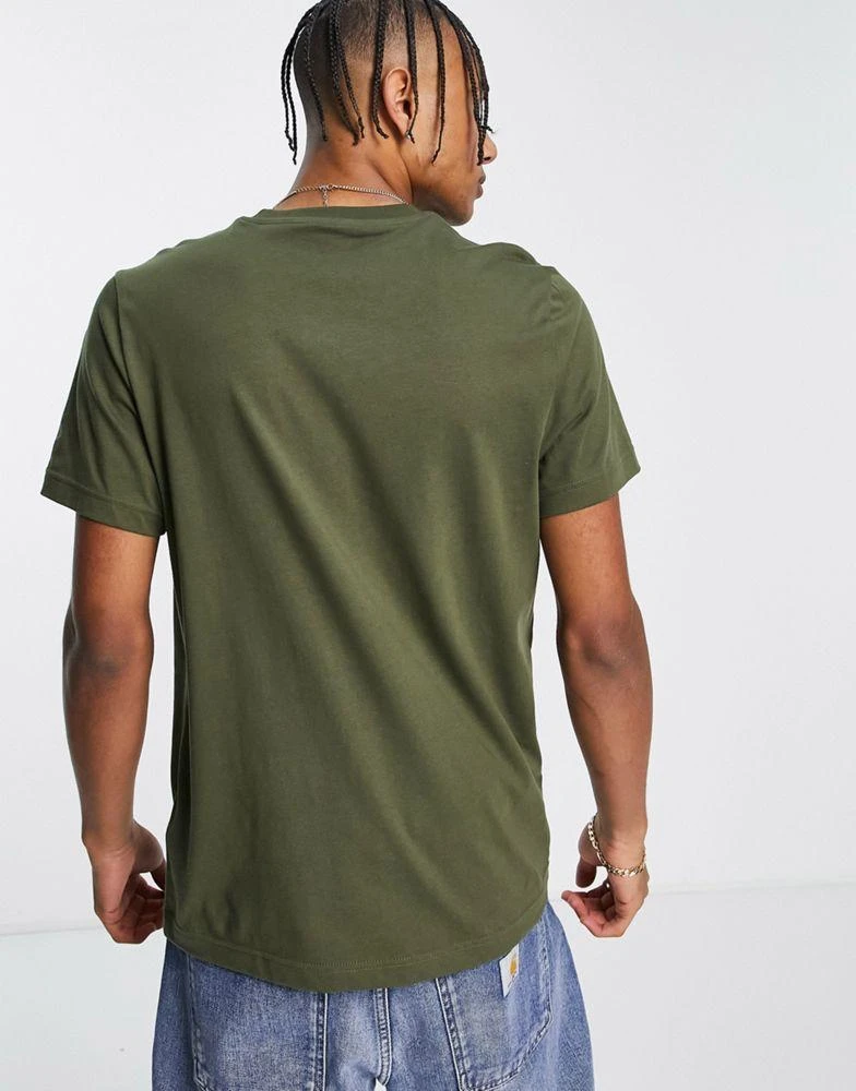 商品Reebok|Reebok small logo t-shirt in khaki,价格¥63,第2张图片详细描述