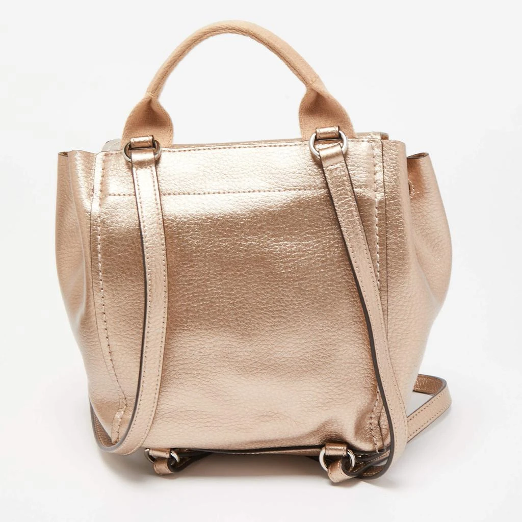 商品[二手商品] Coach|Coach Rose Gold Leather Derby Backpack,价格¥1291,第4张图片详细描述