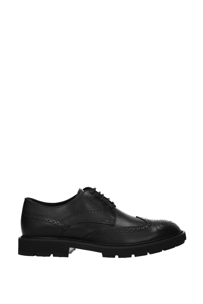 商品Tod's|Lace up and Monkstrap Leather Black,价格¥1884,第1张图片