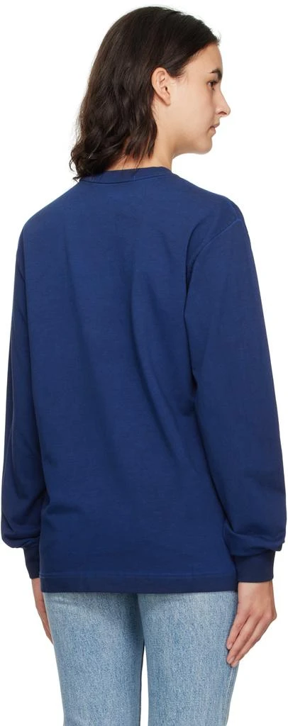 商品Alexander Wang|Navy Printed Long Sleeve T-Shirt,价格¥1576,第3张图片详细描述