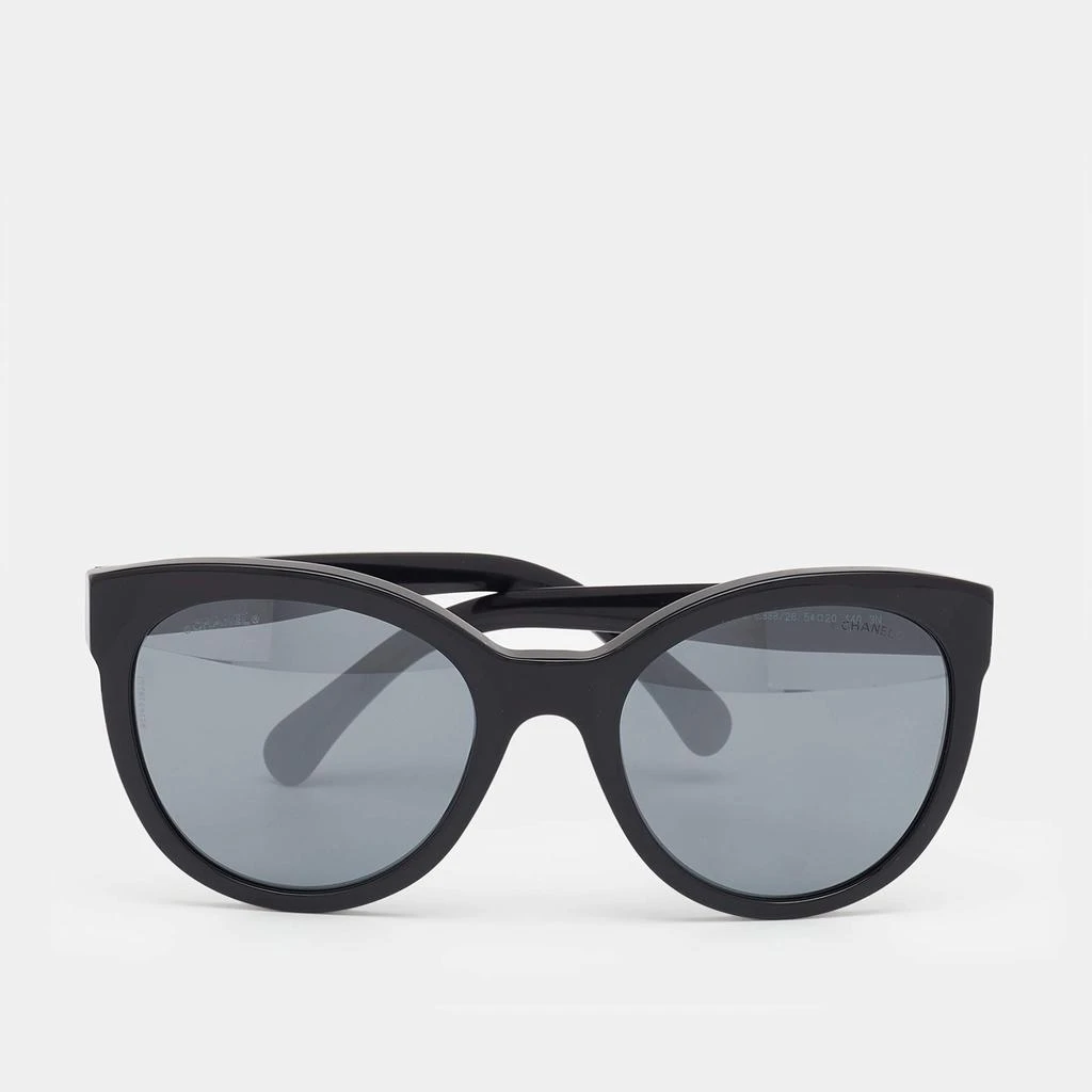 商品[二手商品] Chanel|Chanel Black 5315 CC Pantos Signature Cat-Eye Sunglasses,价格¥3171,第1张图片