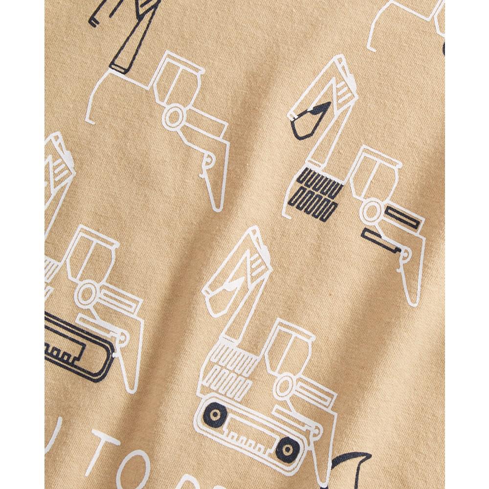 Baby Boys Draw A Bulldozer Long-Sleeve T-Shirt, Created for Macy's商品第3张图片规格展示
