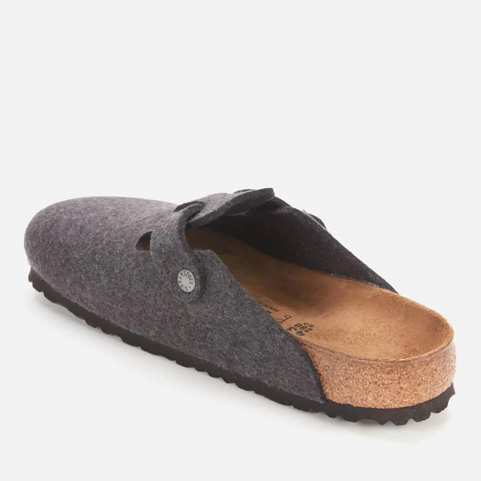 商品Birkenstock|BIRKENSTOCK MEN'S BOSTON WOOL MULES - ANTHRACITE,价格¥900,第2张图片详细描述