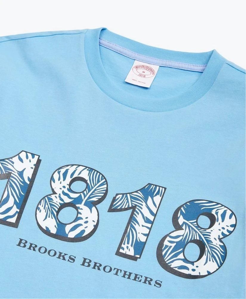 商品Brooks Brothers|Tropical-Print 1818 Cotton Jersey T-Shirt,价格¥120,第2张图片详细描述