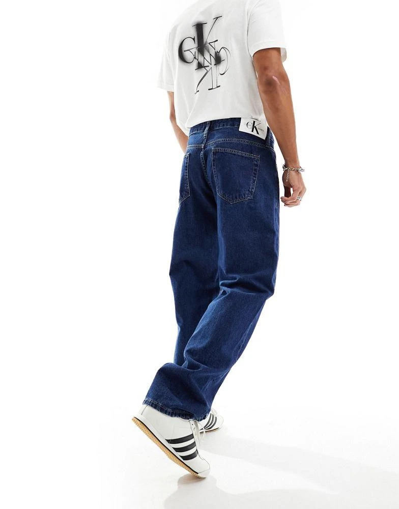 商品Calvin Klein|Calvin Klein Jeans 90's straight jeans in dark wash,价格¥892,第2张图片详细描述