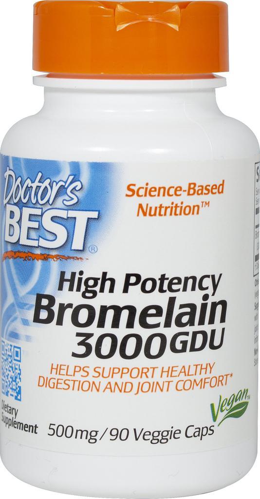 商品Doctor's Best|Digestive Health: Best 3000 GDU Bromelain,价格¥119,第1张图片