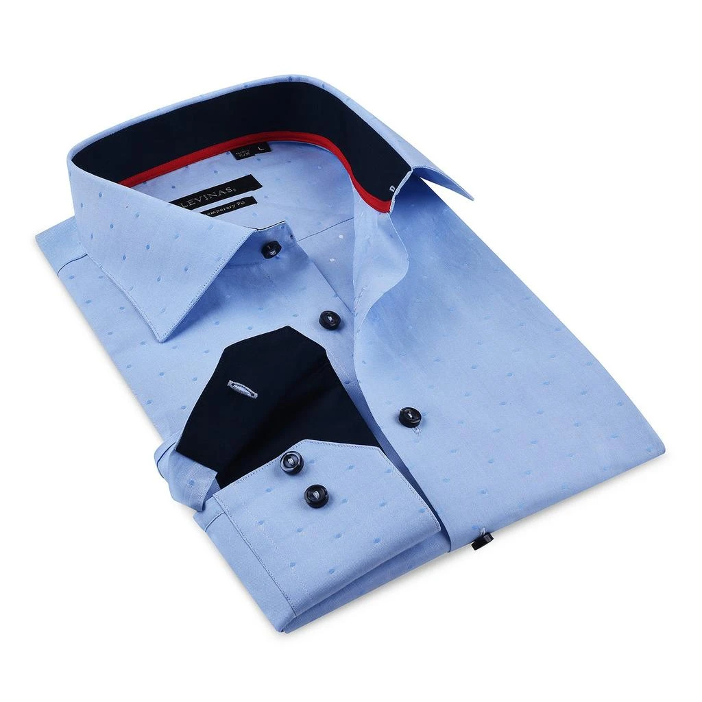 商品Levinas|Contemporary Fit Contrast Detailed Button Down,价格¥303,第1张图片