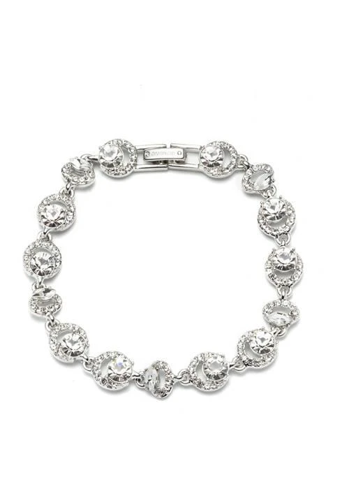 商品Givenchy|Silver Tone Crystal Flex Bracelet,价格¥348,第1张图片详细描述