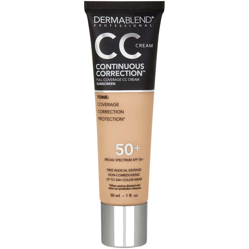 商品Dermablend|Dermablend Continuous Correction CC Cream SPF 50 1 fl. oz.,价格¥342,第1张图片