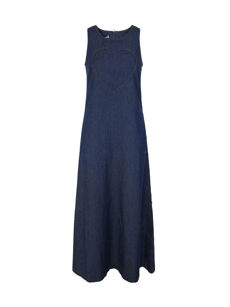 商品Love Moschino|Love Moschino Heart Embroidery Maxi Dress,价格¥1922,第1张图片