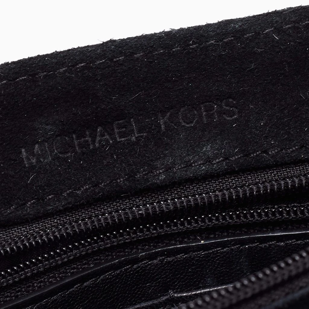 Michael Kors Black/Gold Suede and Leather Small Sloan Shoulder Bag 商品